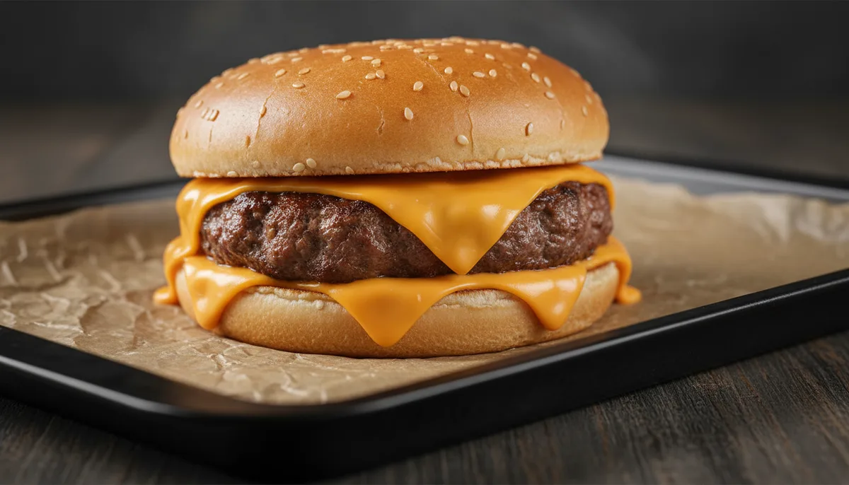 Recette hamburger maison au four : steak juteux et fromage fondu en 20 min